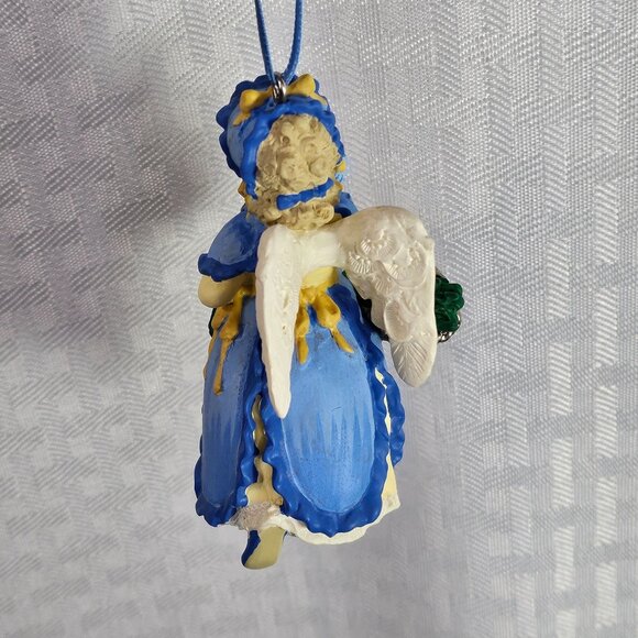 Vintage Hallmark Keepsake Ornament 1998 Iris Angel Language of Flowers #3 New Wi - Picture 3 of 3